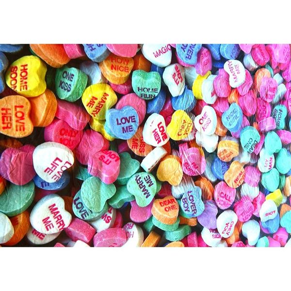 Hire CANDY HEARTS LOVE Backdrop Hire 3.6mW x 2.4mH